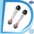 Lzs Dn50 Agua Plástico (AS) Tubo rotámetro Industria Flujómetro H2O / Líquido
